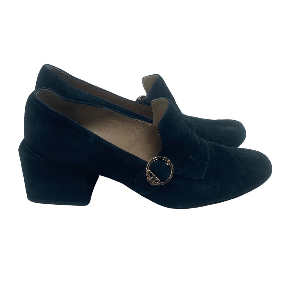 Tory Burch Tess Suede Block-heel Loafer
Well loved with a lot of life left  9
